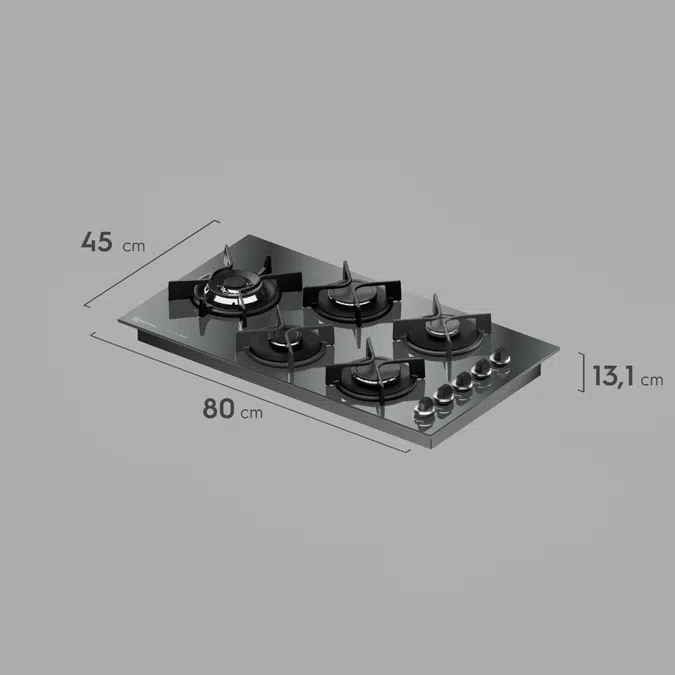 Cooktop 5 Bocas Electrolux Gás Home Pro Espelhado, Chama Precisa e Multi Chama (KE5HP)