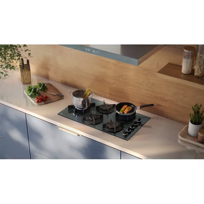 Cooktop 5 Bocas Electrolux Gás Home Pro Espelhado, Chama Precisa e Multi Chama (KE5HP)