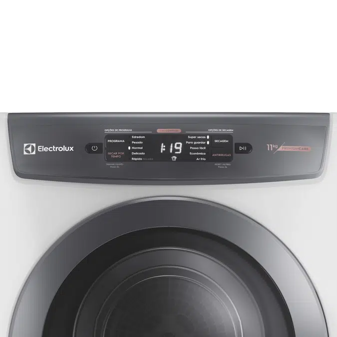 Secadora de roupas de parede e piso Electrolux 11Kg Branca Premium Care com Timer Control (SVB11)