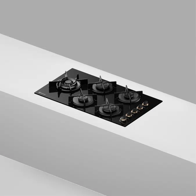 Cooktop 5 Bocas Electrolux a Gás Pro Series Mesa de Vidro, Chama Precisa e Multi Chama (KE5PS)