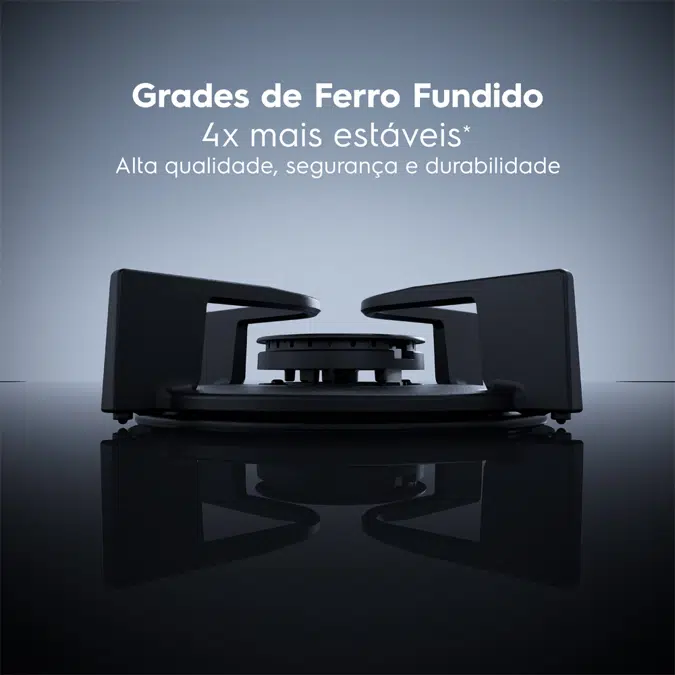 Cooktop 5 Bocas Electrolux a Gás Pro Series Mesa de Vidro, Chama Precisa e Multi Chama (KE5PS)
