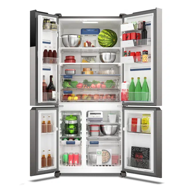 Electrolux Multidoor Experience Refrigerator with FlexiSpace 581 L Inox Look (IQ8S)