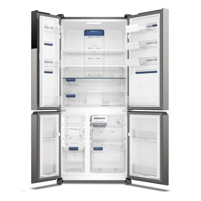 Electrolux Multidoor Experience Refrigerator with FlexiSpace 581 L Inox Look (IQ8S)