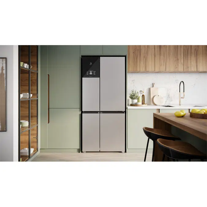 Electrolux Multidoor Experience Refrigerator with FlexiSpace 581 L Inox Look (IQ8S)