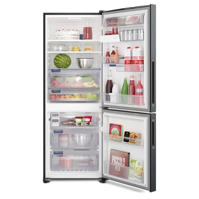 Electrolux Black Inverter Frost Free Bottom Freezer 490L IB54B Refrigerator