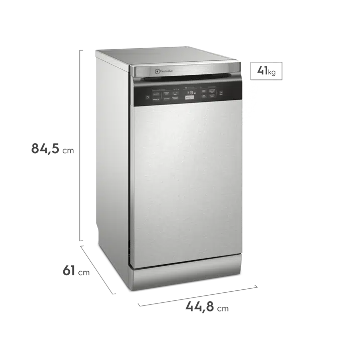 Stainless Steel Dishwasher With 10 Services  And Grocery Sanitizer Function