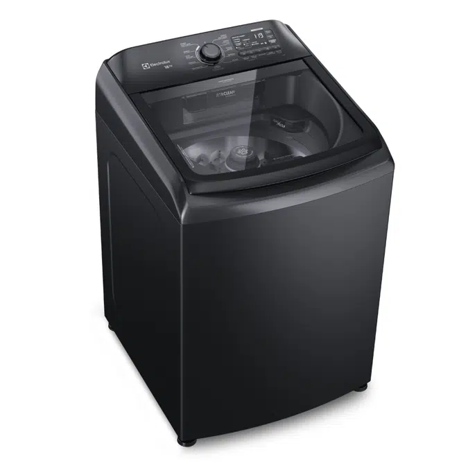 Máquina de lavar Electrolux 18kg Preta Expert Filtro Microplásticos, Jatos Poderosos e Pet Pro (LEB18)