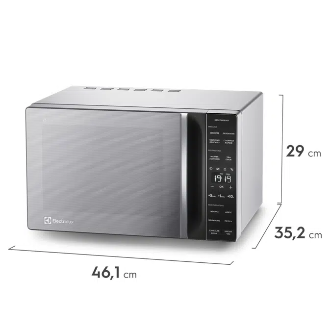 Electrolux Efficient 23L Stainless Steel Microwave with Assisted Defrost (ME23S)