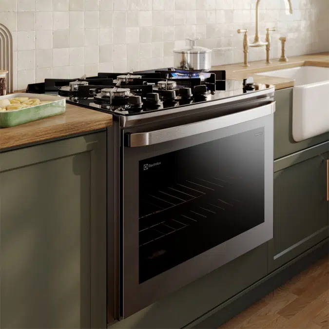 Electrolux Experience 5-burner Built-In Cooker Gray with Glass Table, PerfectCook360 and VaporBake (FE5EC)