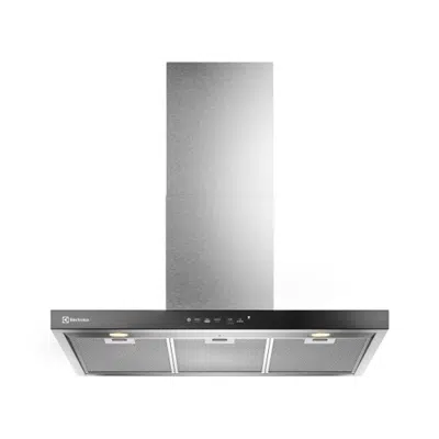 Electrolux 90cm Inox Experience Wall Hood with Artificial Intelligence and High Suction Power (CE9TF)  이미지