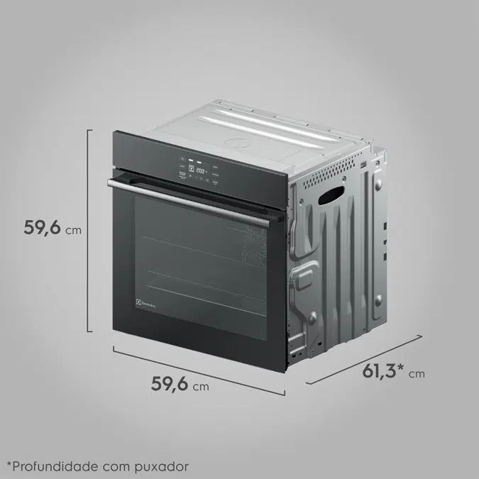 Forno de Embutir Elétrico 80L Electrolux Experience (OE8EA)