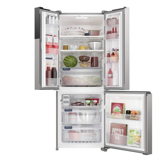 Geladeira Electrolux Frost Free Inverter 480L Efficient AutoSense 3 Portas Inox Look (IM7S)