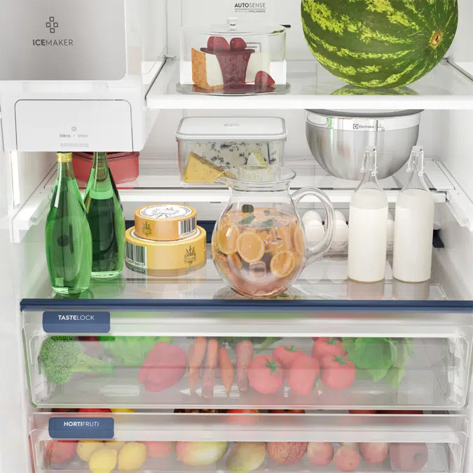 Geladeira Electrolux Frost Free Inverter 541L AutoSense e FlexiSpace 4 Portas Inox Espelhado Home Pro (IQ8WS)