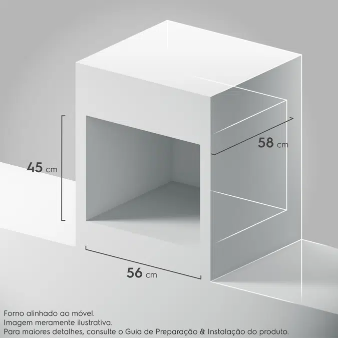 Forno de Embutir Elétrico 50L Electrolux Experience (OE5EA)