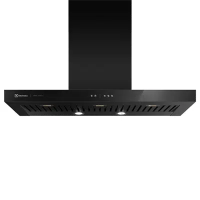 Image for Pro series black range hood with