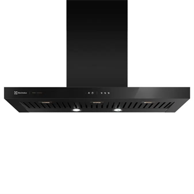 Pro series black range hood with