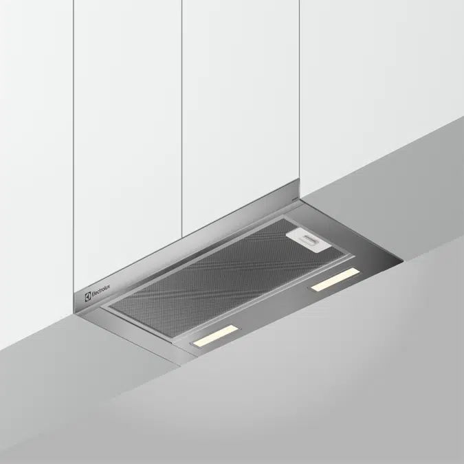Depurador de Ar Electrolux 60cm Retrátil Inox Efficient com Luz de LED (DE6RS)