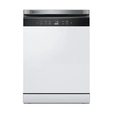 imagem para Electrolux 14 places setings White Dishwasher with Sanitize Shopping Function (LL14B)