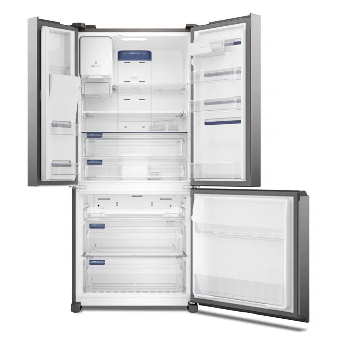 Electrolux Multidoor Efficient Refrigerator with AutoSense and Water and Ice Dispenser 540 L Inox Look (IM8IS)