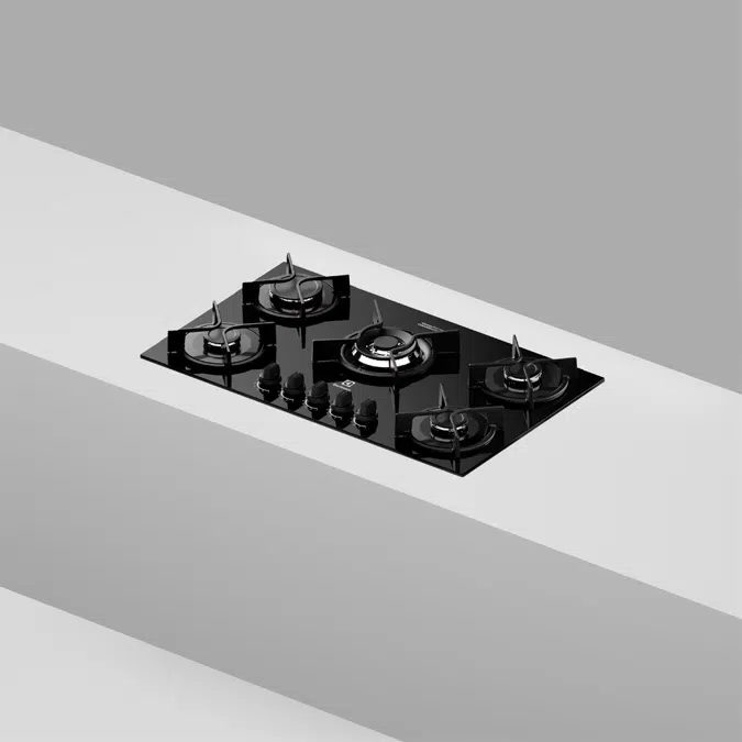 Cooktop 5 Bocas a Gás Electrolux Mesa de Vidro Experience ChamaPrecisa e Multi Chama (KE5GC)