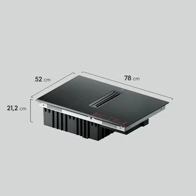 Image pour Electrolux Two-in-One Induction hob with Integrated Hood (IE8CH)