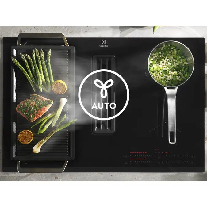 Electrolux Two-in-One Induction hob with Integrated Hood (IE8CH)