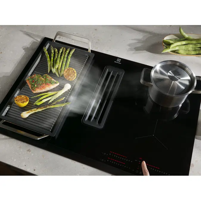 Electrolux Two-in-One Induction hob with Integrated Hood (IE8CH)