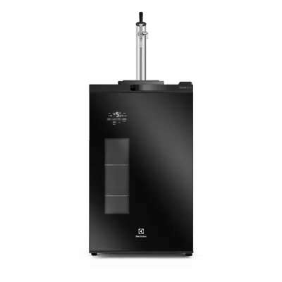 Cervejeira Home Bar Electrolux Frost Free 100L com Torre de Chopp e Porta de Vidro Preta (EB10C)图像