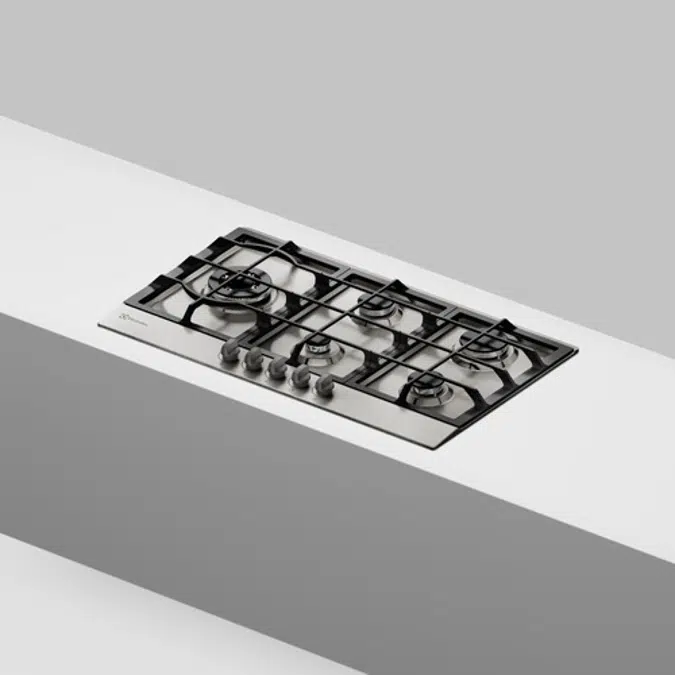 Electrolux Gas Hob 5 Burner Stainless Steel (KE9DX)