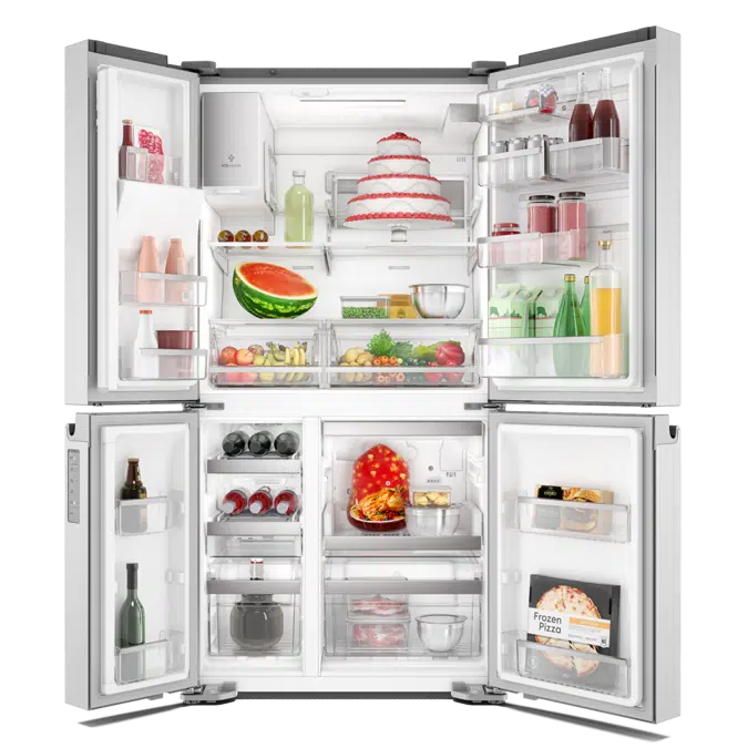 Stainless Steel Flexispace Connected Multidoor Fridge