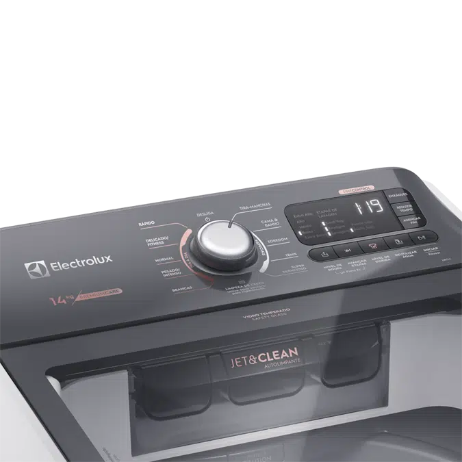 Washer 14kg Premium Care With Stainless Steel Basket, Jet & Clean And Time Control