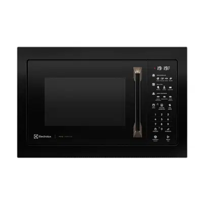 imagem para Pro series built-in 34l black microwave