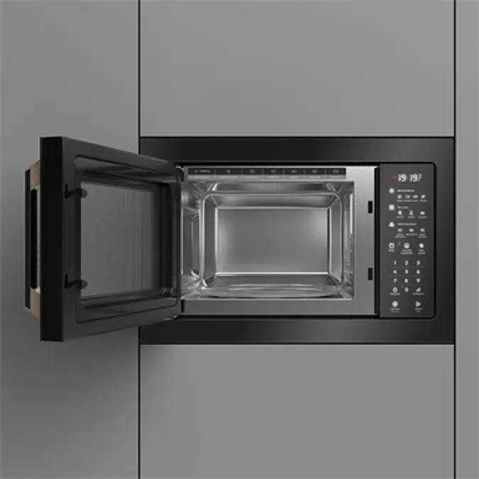 BIM objects - Free download! Pro series built-in 34l black microwave