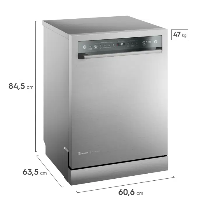 Lava-Louças Electrolux 14 Serviços Inox Home Pro com Função Higienizar (LS14X)