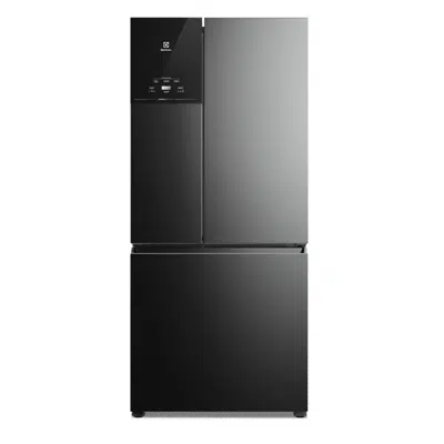 画像 Electrolux Multidoor Efficient Refrigerator with AutoSense 587 L Black Inox Look (IM8B)