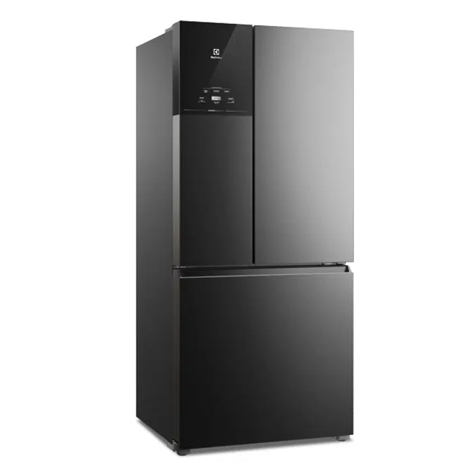 Electrolux Multidoor Efficient Refrigerator with AutoSense 587 L Black Inox Look (IM8B)