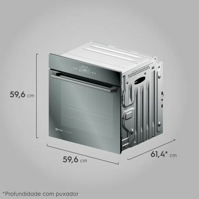 Forno de Embutir Elétrico Electrolux 80L Home Pro (OE9XS)