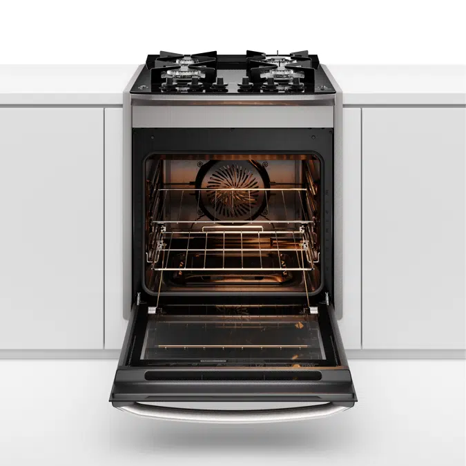 Electrolux 4-burner Built-In Cooker Experience Gray with Glass Table, PerfectCook360 and VaporBake (FE4EC)