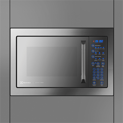 Home pro 34l stainless steel microwave图像