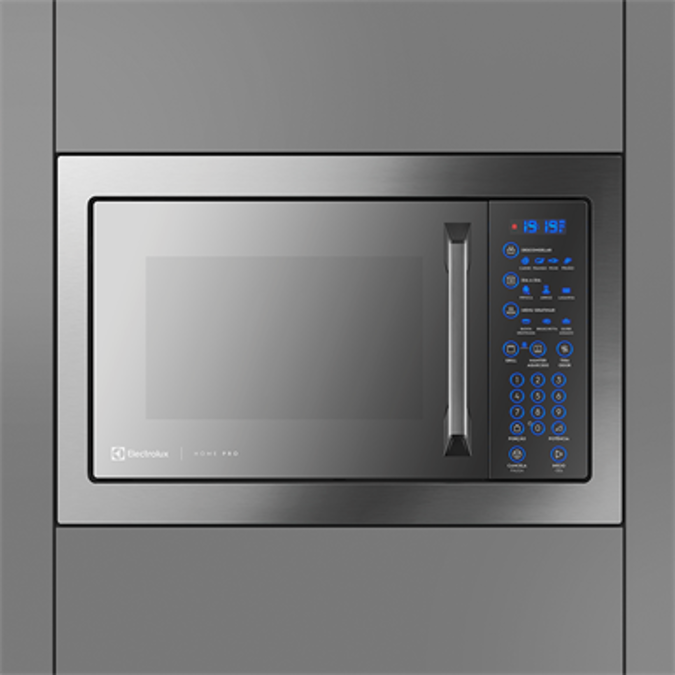 Home pro 34l stainless steel microwave