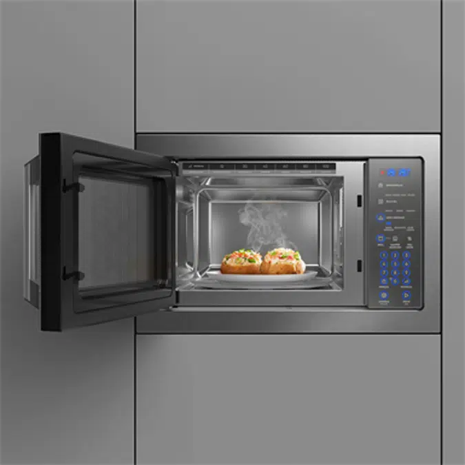 Home pro 34l stainless steel microwave