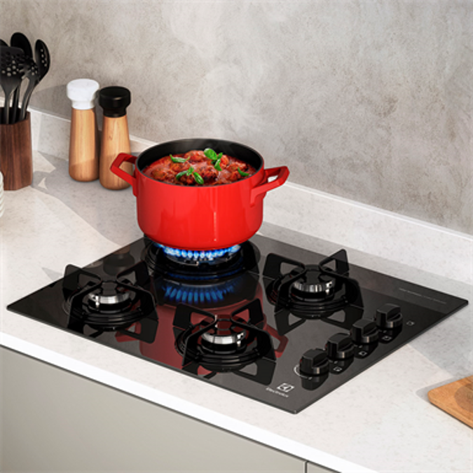 Objetos Bim Download gratuito COOKTOP A GÁS 4 BOCAS ELECTROLUX