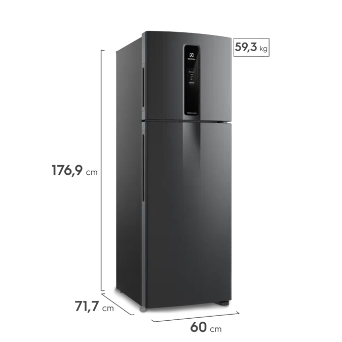 "Electrolux Frost Free Duplex Refrigerator 390L Efficient IF43B  "