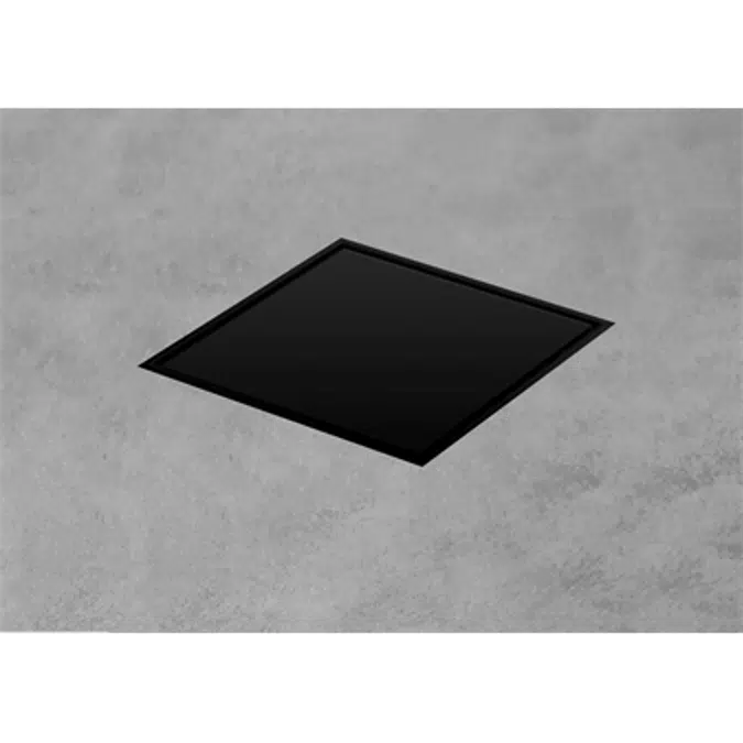 Square shaped shower drain - Aqua Jewels Quattro