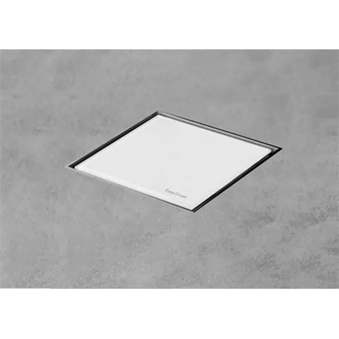 Square shaped shower drain - Aqua Jewels Quattro