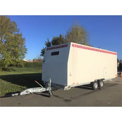 Image for 12-Person Construction Trailer With Shower