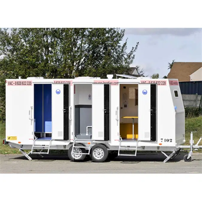 8-Person Construction Trailer With Shower