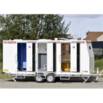 8-person construction trailer with shower