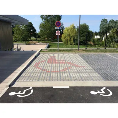 Image for Person with reduced mobility parking place