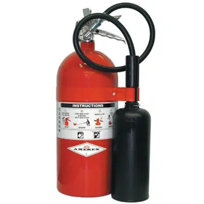 изображение для Amerex 330 10lb Carbon Dioxide Class B C Fire Extinguisher